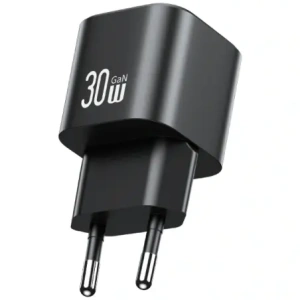 USAMS JO Series CC262 30W USB-C Nástěnný nabíječ + 1m USB-C / Lightning kabel Bílý