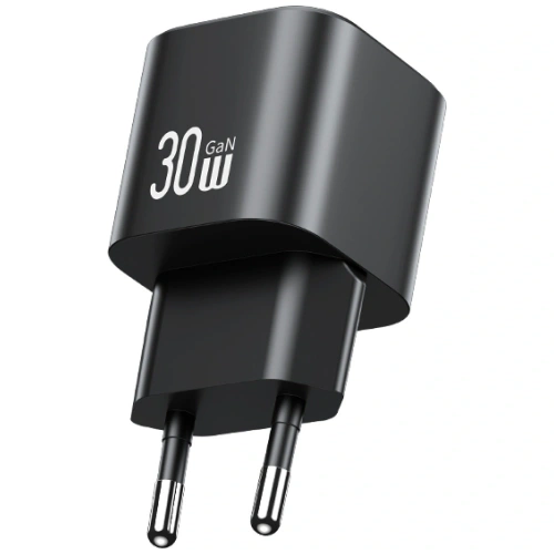 USAMS JO Series CC262 30W USB-C Nástěnný nabíječ + 1m USB-C / Lightning kabel Bílý