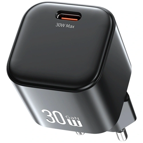 USAMS JO Series CC262 30W USB-C Nástěnná nabíječka + 1m USB-C / USB-C kabel Bílý