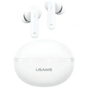 USAMS Echo E02 TWS ANC+ENC Bluetooth 5.3 Drahtlose In-Ear Kopfhörer (weiß)