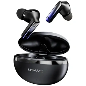 USAMS Echo E02 TWS ANC+ENC Bluetooth 5.3 Drahtlose In-Ear Kopfhörer (schwarz)