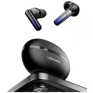 Bezprzewodowe słuchawki dokanałowe USAMS Echo E02 TWS ANC+ENC Bluetooth 5.3 (czarne)
