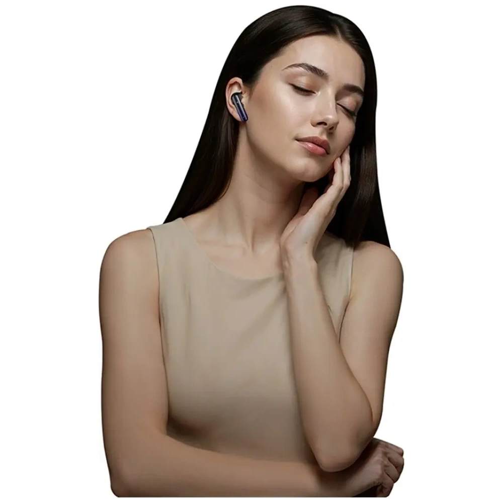 Bezprzewodowe słuchawki dokanałowe USAMS Echo E02 TWS ANC+ENC Bluetooth 5.3 (czarne)