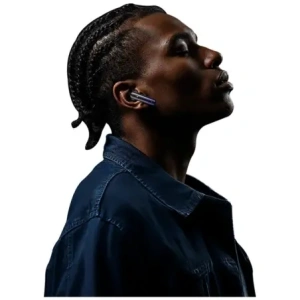 USAMS Echo E02 TWS ANC+ENC Bluetooth 5.3 Drahtlose In-Ear Kopfhörer (schwarz)