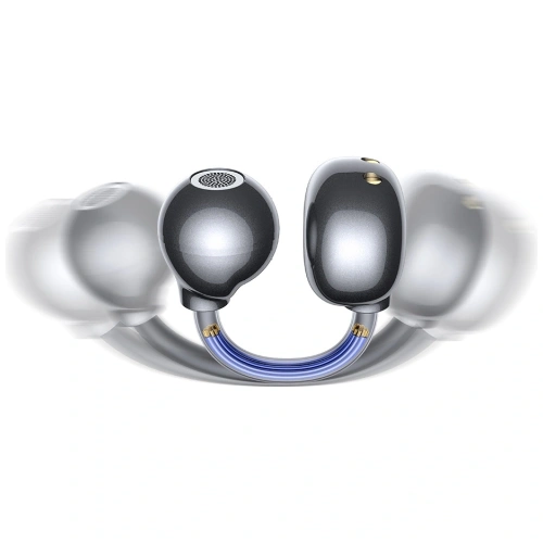 Căști wireless clip-on USAMS Echo R02 Bluetooth 5.3 (gri)
