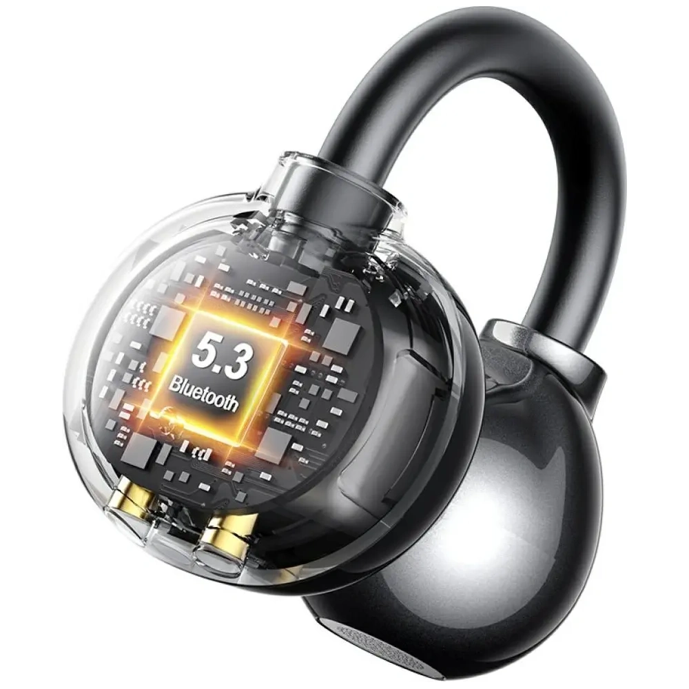 Bezprzewodowe słuchawki Clip-on USAMS Echo R02 Bluetooth 5.3 (szare)