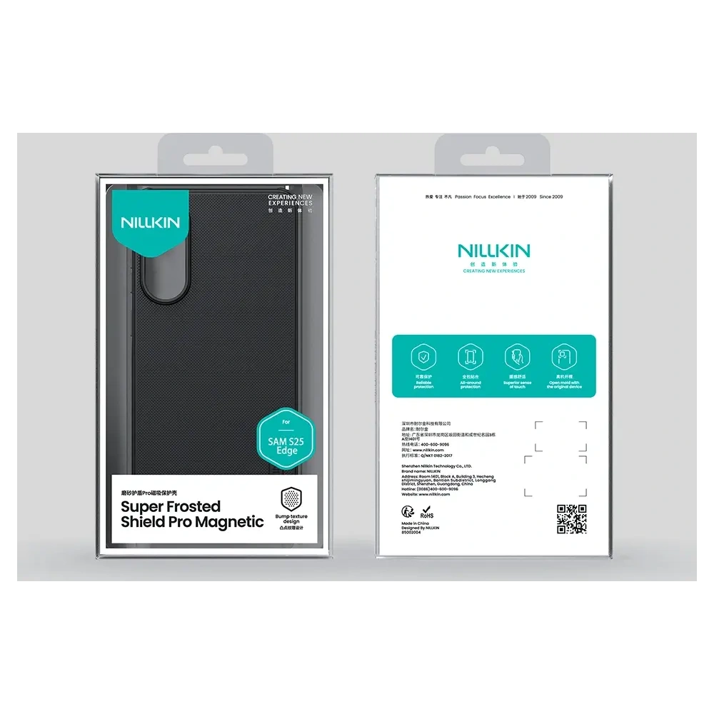 Etui Nillkin Super Frosted Shield Pro Magnetic do Samsung Galaxy S25 Edge czarny