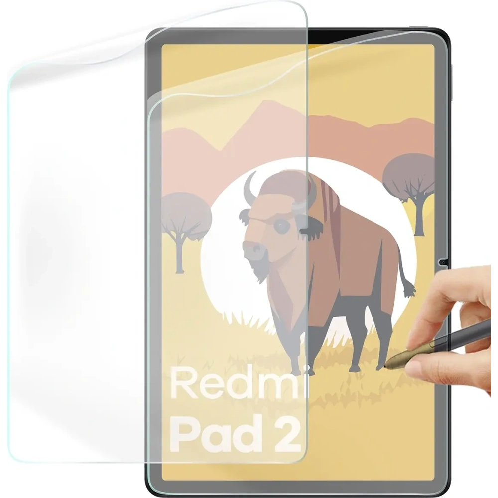 Folia imitująca papier Bizon Film Tab Papirus do Xiaomi Redmi Pad 2 [2 PACK]