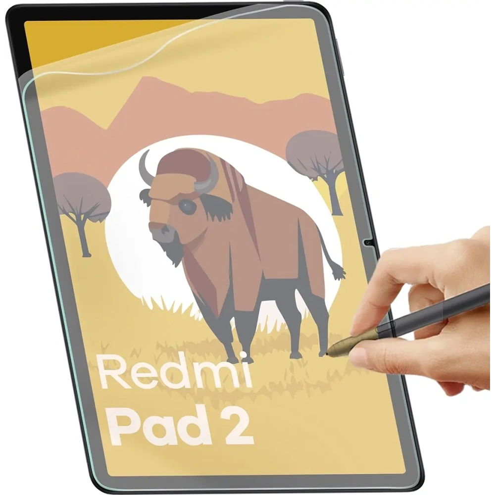 Folia imitująca papier Bizon Film Tab Papirus do Xiaomi Redmi Pad 2 [2 PACK]
