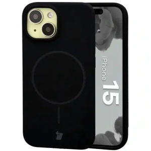 Bizon Soft Case Magnetisch für Apple iPhone 15 schwarz