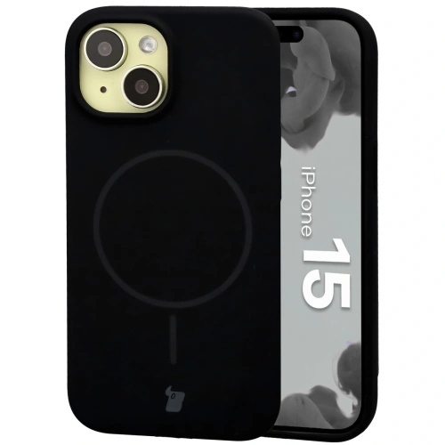 Bizon Soft Case Magnetic Apple iPhone 15 černý