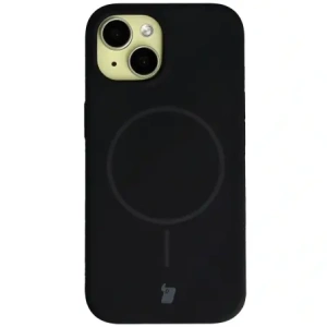 Bizon Soft Case Magnetisch für Apple iPhone 15 schwarz