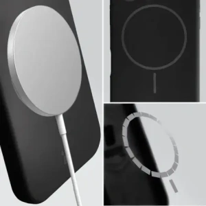 Bizon Soft Case Magnetisch für Apple iPhone 15 schwarz