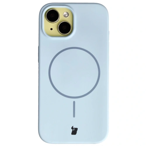 Bizon Soft Case Magnetisch für Apple iPhone 15 blau