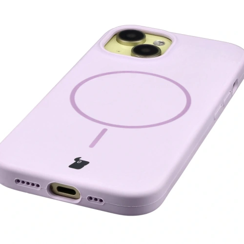 Bizon Soft Case Magnetisch für Apple iPhone 15 helllila