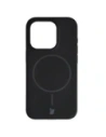 Husa moale Bizon cu magnet pentru Apple iPhone 15 Pro neagră