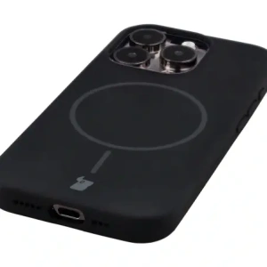 Bizon Soft Case Magnetisch für Apple iPhone 15 Pro schwarz