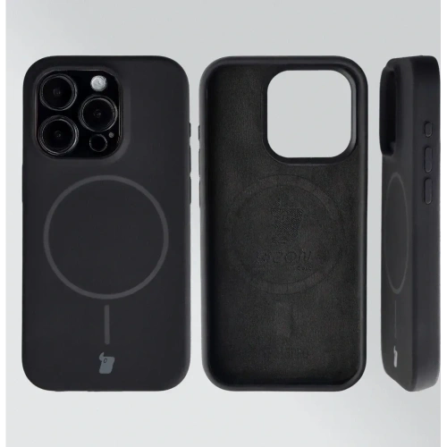 Bizon Soft Case Magnetic Apple iPhone 15 Pro černý