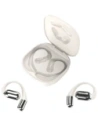 Bezprzewodowe słuchawki Open-Ear 4smarts SkyBuds OWS Bluetooth 5.4 z ekranem AI beżowy