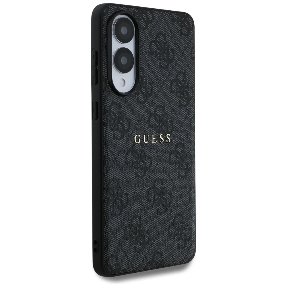 Etui Guess 4G Ring Classic Logo MagSafe do Samsung Galaxy S25 Edge czarny