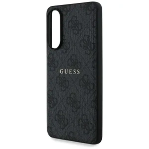 Etui Guess 4G Ring Classic Logo MagSafe do Samsung Galaxy S25 Edge czarny