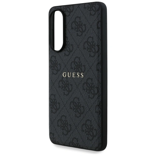 Etui Guess 4G Ring Classic Logo MagSafe do Samsung Galaxy S25 Edge czarny