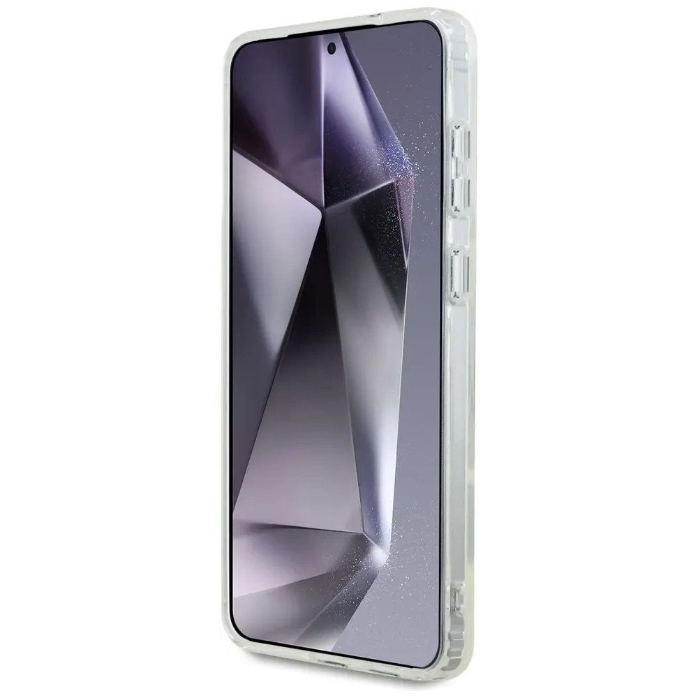 Etui Karl Lagerfeld Button Choupette Head Printed Logo MagSafe do Samsung Galaxy S25 Edge biały