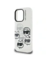 Etui Karl Lagerfeld IML Multi K&C Head Pattern do Apple iPhone 16 Pro przezroczysty