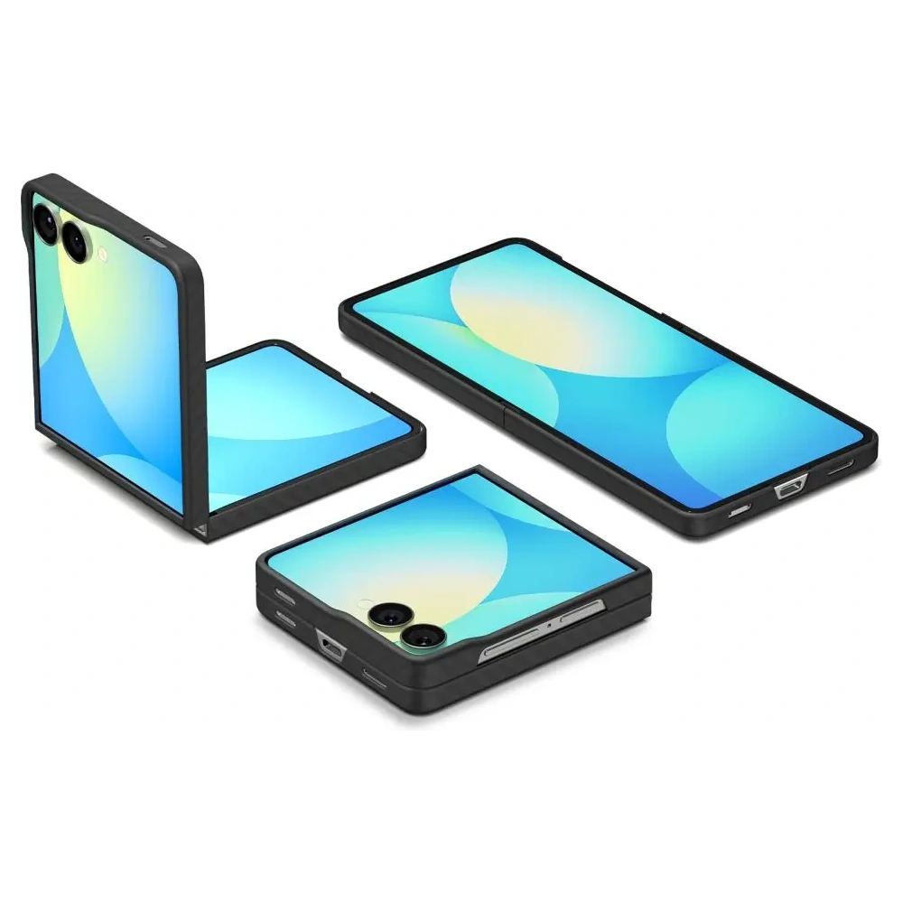 Etui Spigen Airskin Aramid do Samsung Galaxy Z Flip 7 Black