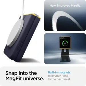 Spigen Nano Pop Mag MagSafe Samsung Galaxy Z Flip 7 Modrá Navy