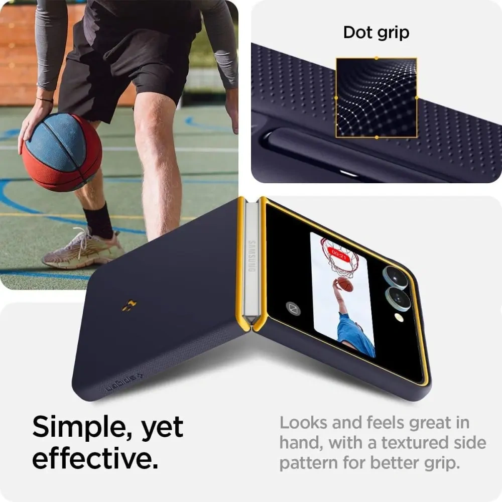 Etui Spigen Nano Pop Mag MagSafe do Samsung Galaxy Z Flip 7 Blueberry Navy