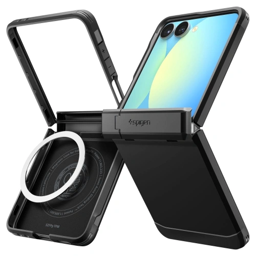 Spigen Tough Armor Pro Mag MagSafe Samsung Galaxy Z Flip 7 Černá