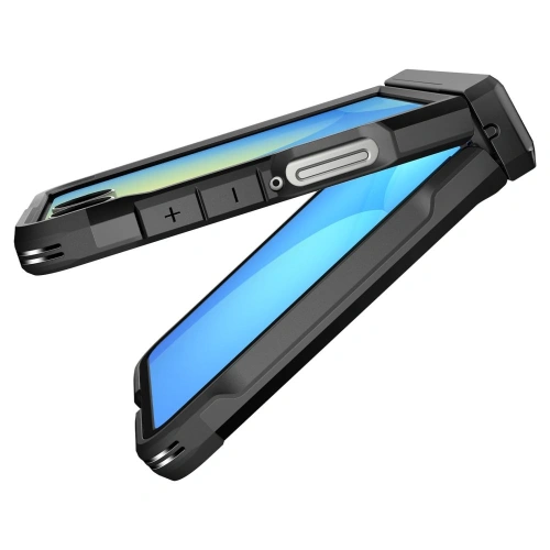 Spigen Tough Armor Pro Mag MagSafe Samsung Galaxy Z Flip 7 Černá
