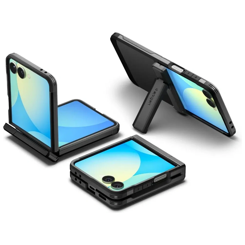 Etui Spigen Tough Armor Pro Mag MagSafe do Samsung Galaxy Z Flip 7 Black