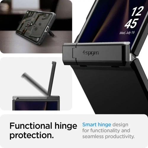 Spigen Tough Armor Pro Mag MagSafe Samsung Galaxy Z Flip 7 Fekete