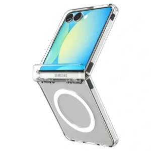 Etui Spigen Ultra Hybrid Pro Mag MagSafe do Samsung Galaxy Z Flip 7 Clear/white