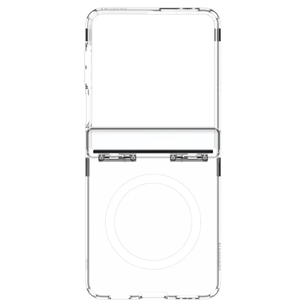 Etui Spigen Ultra Hybrid Pro Mag MagSafe do Samsung Galaxy Z Flip 7 Clear/white