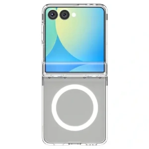 Etui Spigen Ultra Hybrid Pro Mag MagSafe do Samsung Galaxy Z Flip 7 Clear/white