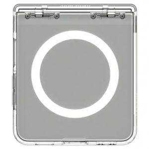 Etui Spigen Ultra Hybrid Pro Mag MagSafe do Samsung Galaxy Z Flip 7 Clear/white