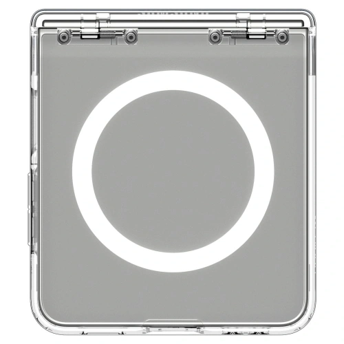 Spigen Ultra Hybrid Pro Mag MagSafe Samsung Galaxy Z Flip 7 Clar/Alb