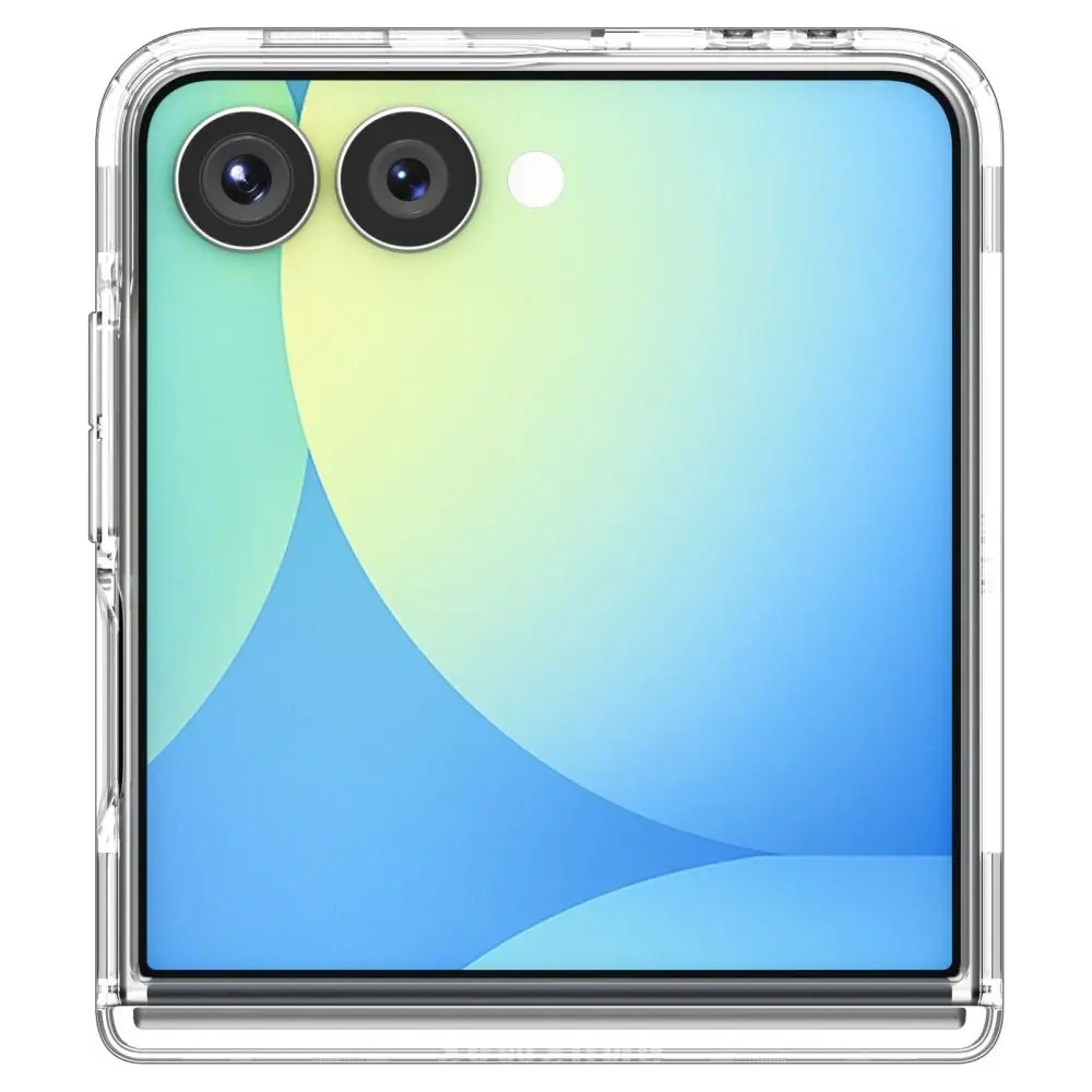 Etui Spigen Ultra Hybrid Pro Mag MagSafe do Samsung Galaxy Z Flip 7 Clear/white