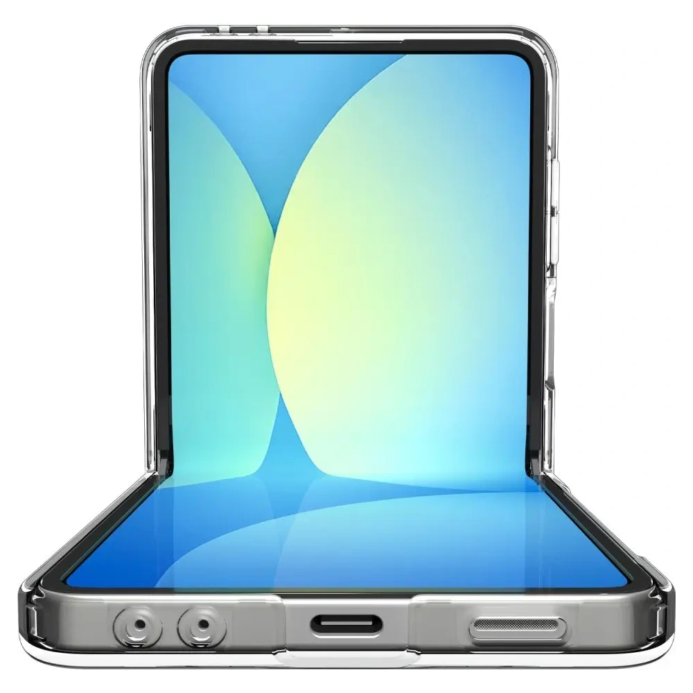 Etui Spigen Ultra Hybrid Pro Mag MagSafe do Samsung Galaxy Z Flip 7 Clear/white