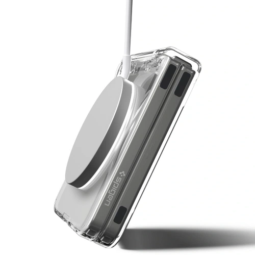 Spigen Ultra Hybrid Pro Mag MagSafe Samsung Galaxy Z Flip 7 Clar/Alb
