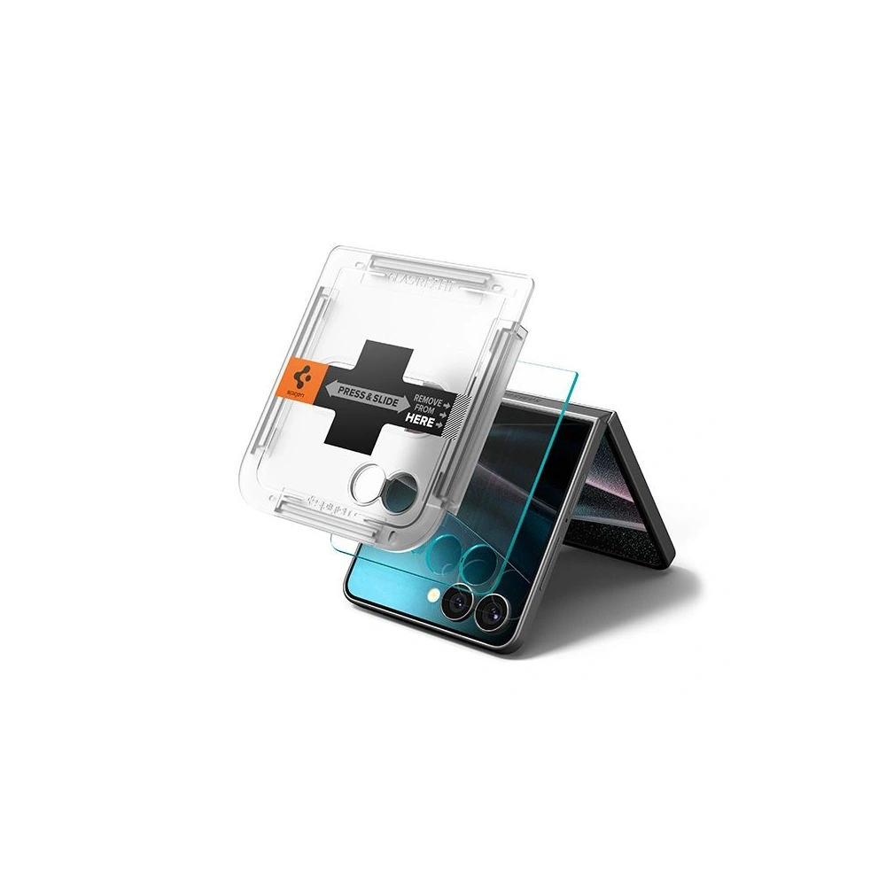 Szkło hartowane Spigen Glas.tr ez Fit HD do Samsung Galaxy Z Flip 7 Clear