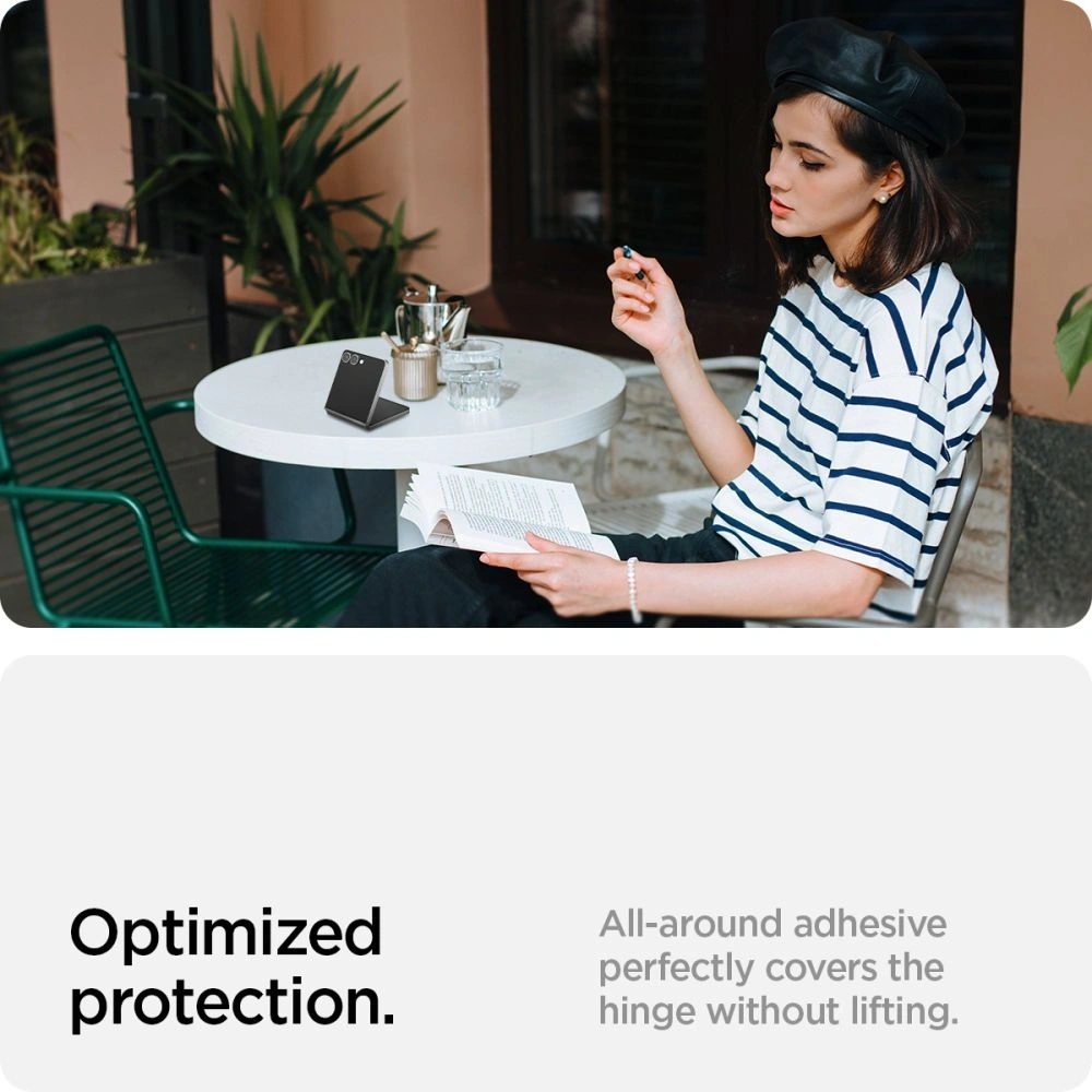 Szkło hartowane Spigen Glas.tr ez Fit HD do Samsung Galaxy Z Flip 7 Clear