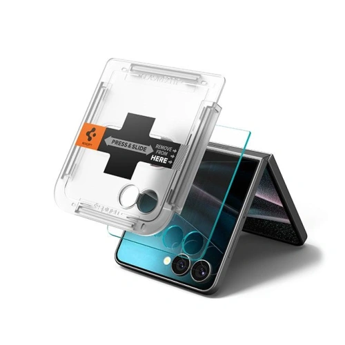Szkło hartowane Spigen Glas.tr ez Fit HD do Samsung Galaxy Z Flip 7 Clear [2 PACK]