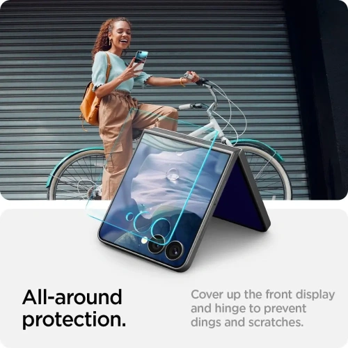 Spigen Glas.tr ez Fit HD Samsung Galaxy Z Flip 7 Clear [2 PACK]
