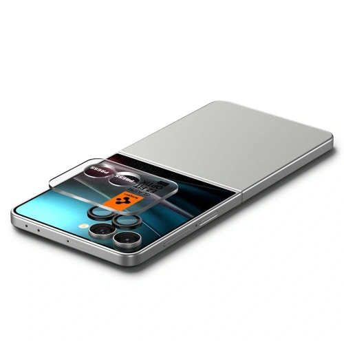 Protector de cameră Spigen Optik Pro HD Glas.tr ez Fit pentru Samsung Galaxy Z Flip 7 Negru [2 PACHET]