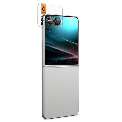 Szkło hartowane na aparat Spigen Optik Pro HD Glas.tr ez Fit Camera Protector do Samsung Galaxy Z Flip 7 Black [2 PACK] 