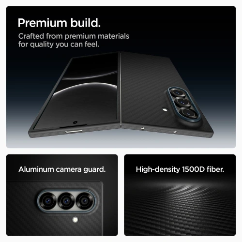Spigen Airskin Aramid Samsung Galaxy Z Fold 7 Schwarz